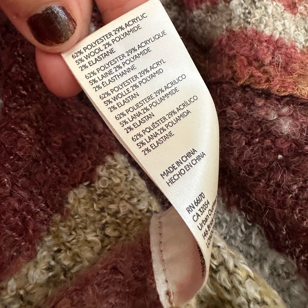 Free People Multicolor Striped Turtleneck Sweater - Picture 5 of 5